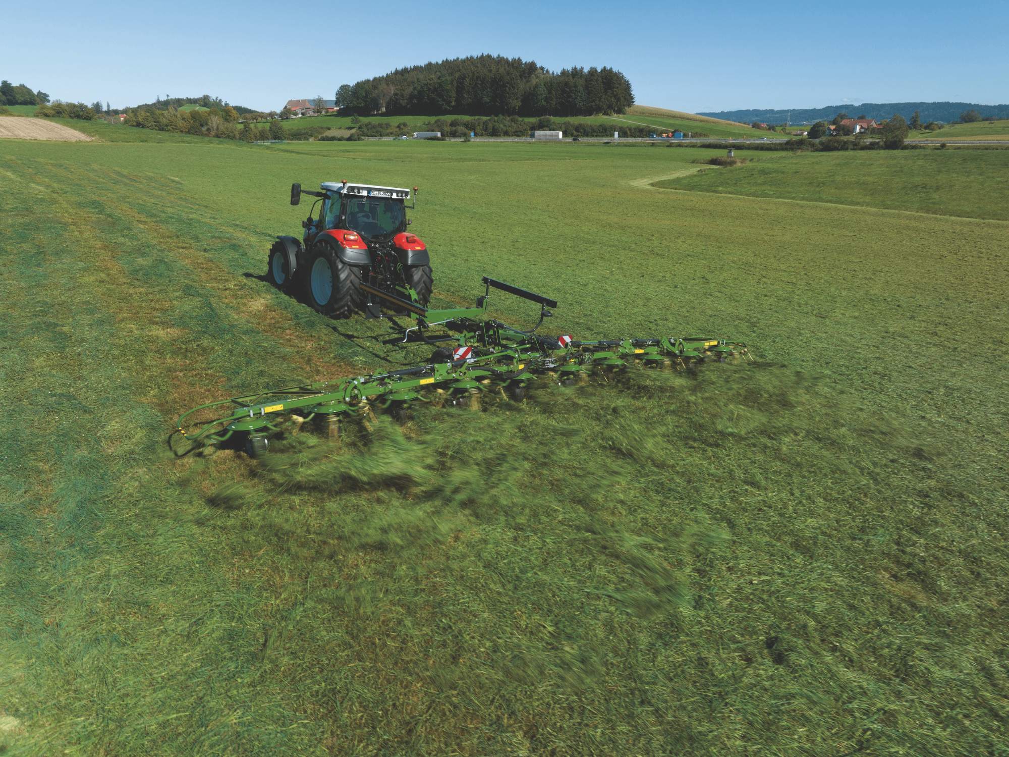 Adjust spreading angle to suit conditions