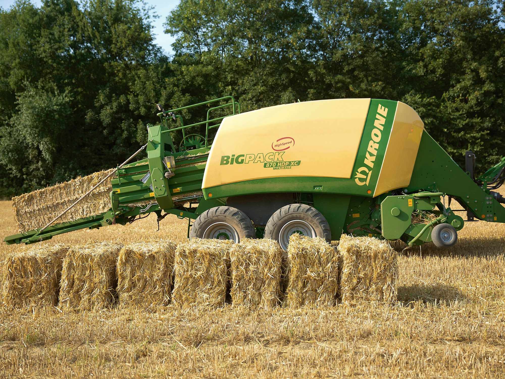 Increase flexibility with small bales within a large bale
